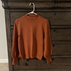 Skies Are Blue puff sleeve sweater